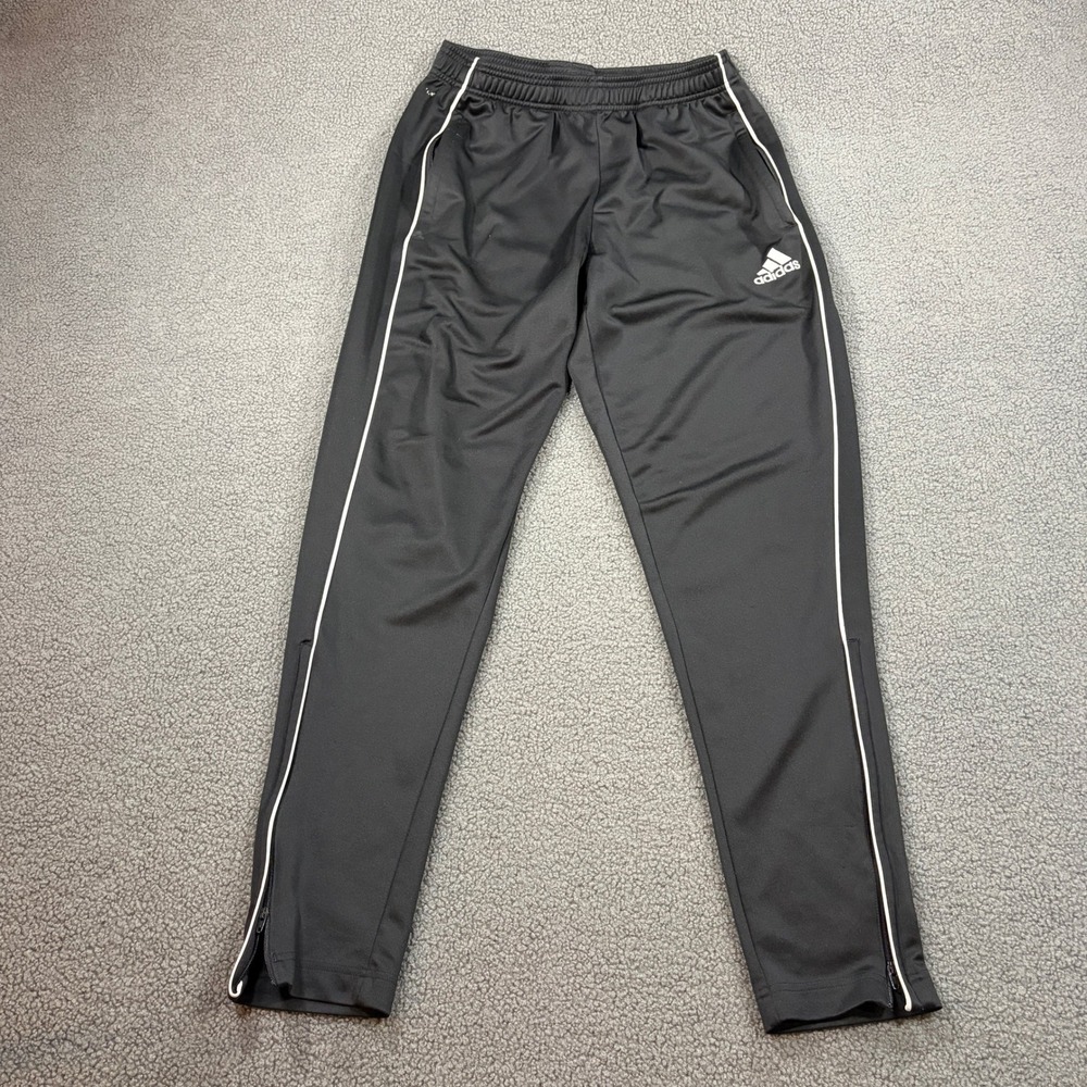 Adidas Track Pants Mens M Black Tiro 19 Training Ankle Zip CE9036 Activewear